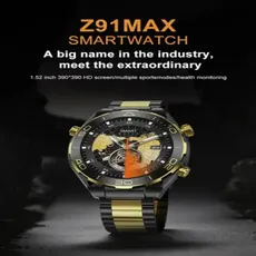 ساعت هوشمند طلایی مدل  Z91 pro max