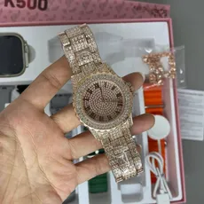 ساعت هوشمند  6 بند همراه با 2 ساعت مدل TK500