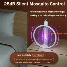 حشره کش و پشه کش برقی شارژی تاشو 4 در 1 راکتی