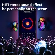 اسپیکر قابل حمل RGB رنگارنگ Rhythm Light   بی سیم 