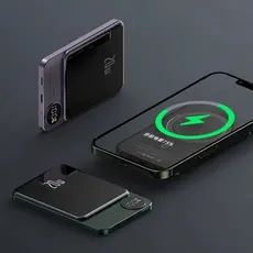 پاوربانک وایرلس مغناطیسی شارژ سریع 10000mah