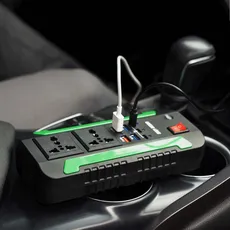 اینورتر و مبدل برق شارژر فندکی  خودروگرین لاین 