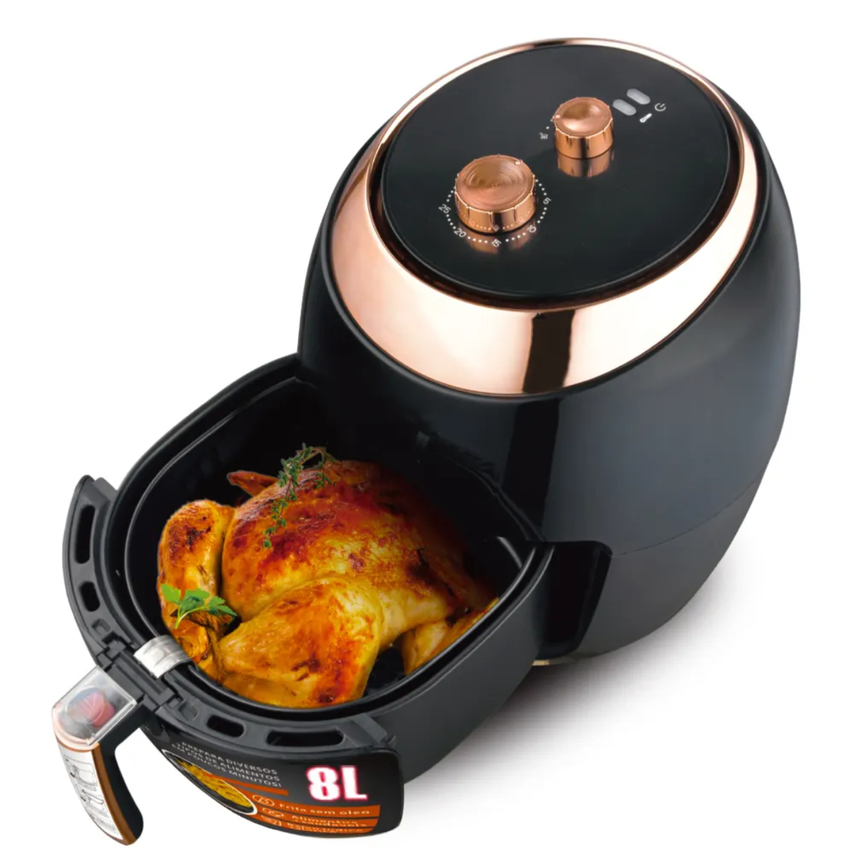 سرخ کن و هواپز 8لیتری بدون روغن راف مدل R.5296