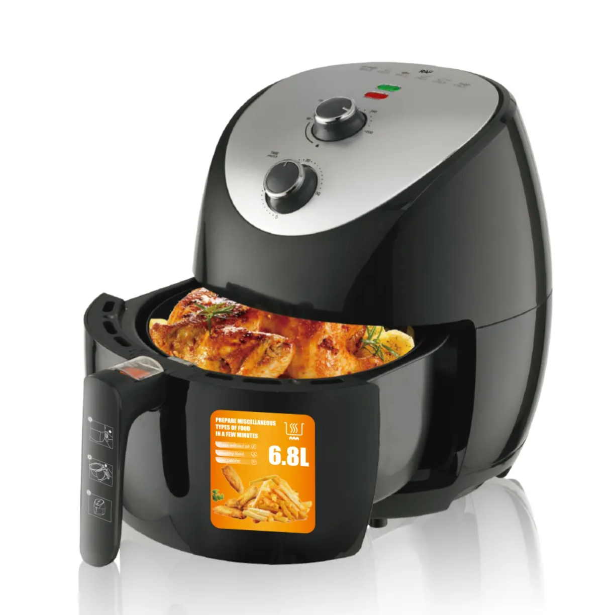 سرخ کن و هواپز 6.8لیتری راف مدل R.5285