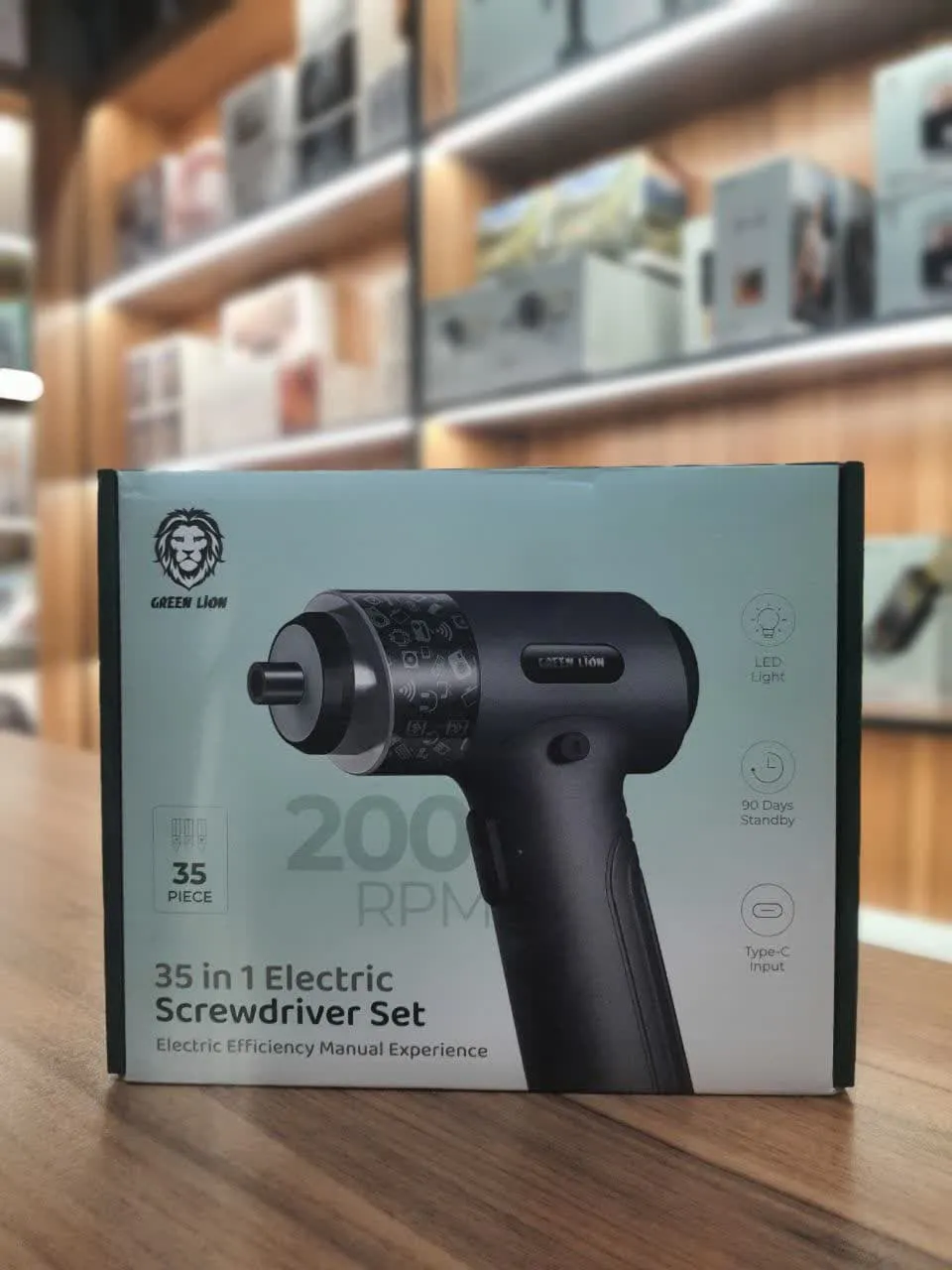 ست پیچ گوشتی شارژی گرین لاینElectric Screwdriver Set 35 in 1