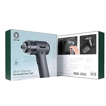 ست پیچ گوشتی شارژی گرین لاینElectric Screwdriver Set 35 in 1